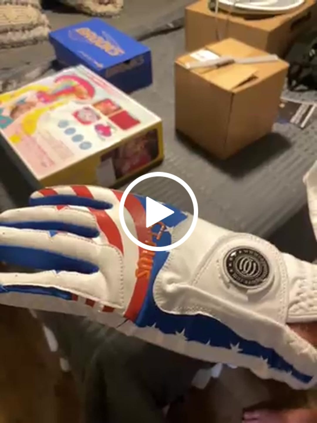 Customer video review of Copper Tech Golf Glove, USA, 3-Pack