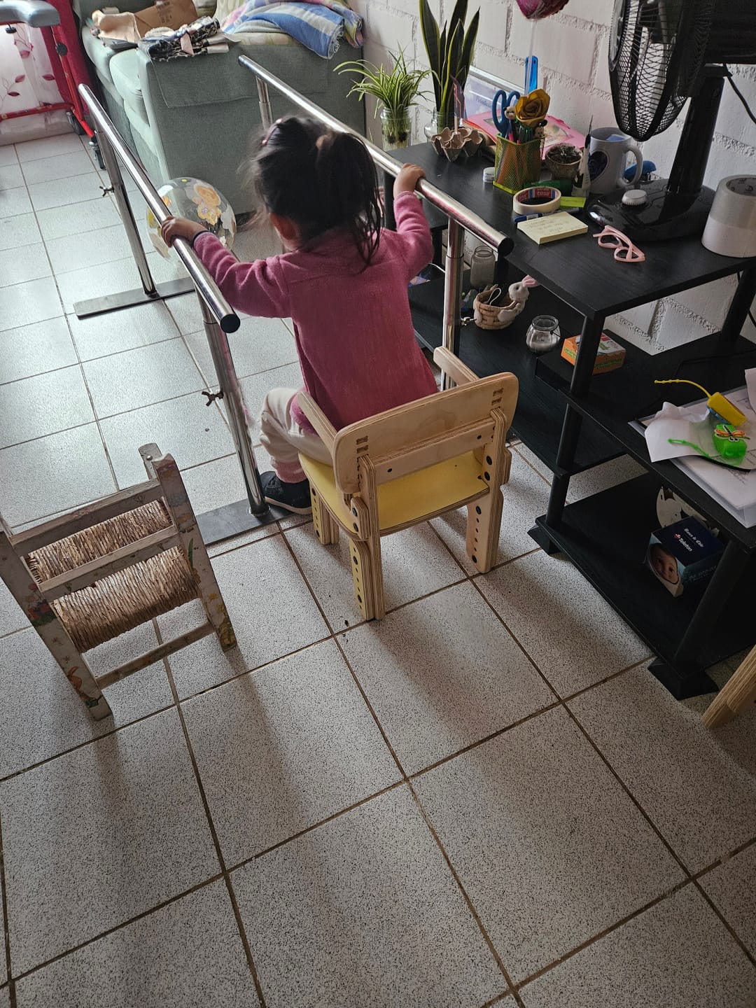 Customer photo review of Silla reni con apoya brazos