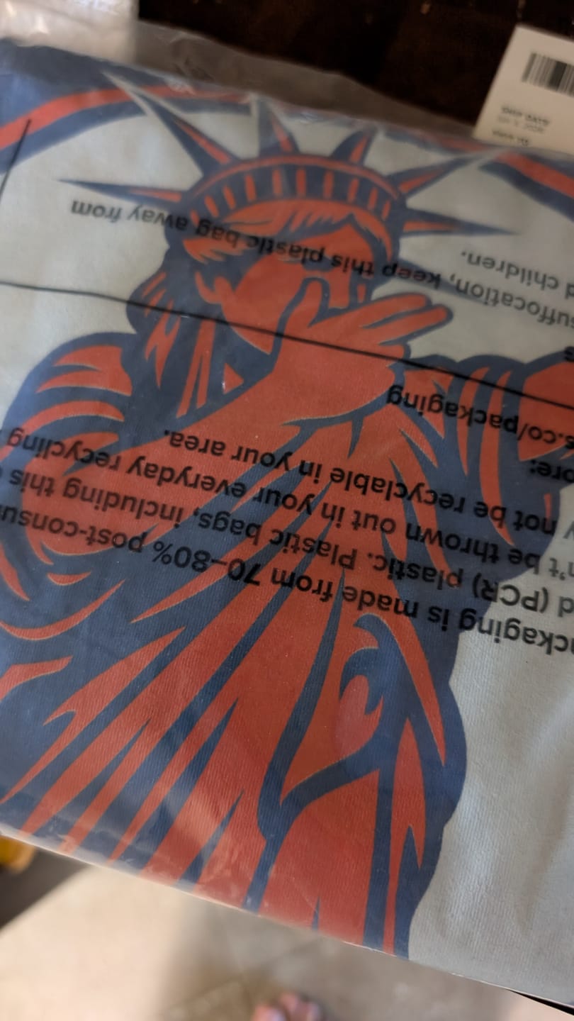 Customer photo review of Statue of Liber3 T-Shirt