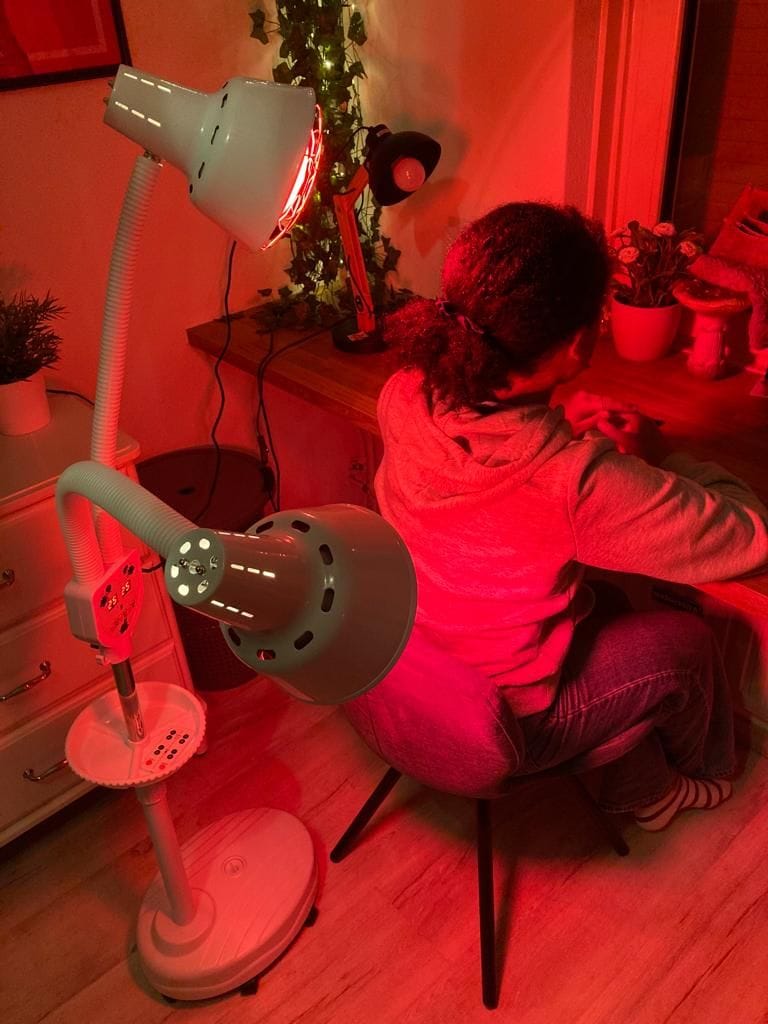 Customer photo review of LIROMA® Infraroodlamp Dubbele kop – 507 – Ideaal voor thuis