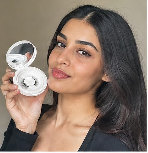 Customer photo review of Magnetic Eyelashes | Glue Free & Soft False Eyelashes