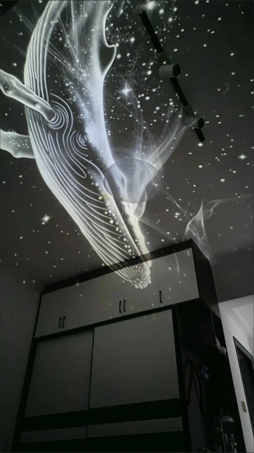 Customer photo review of AstroDrift™ — USB Star Projector for Car & Home