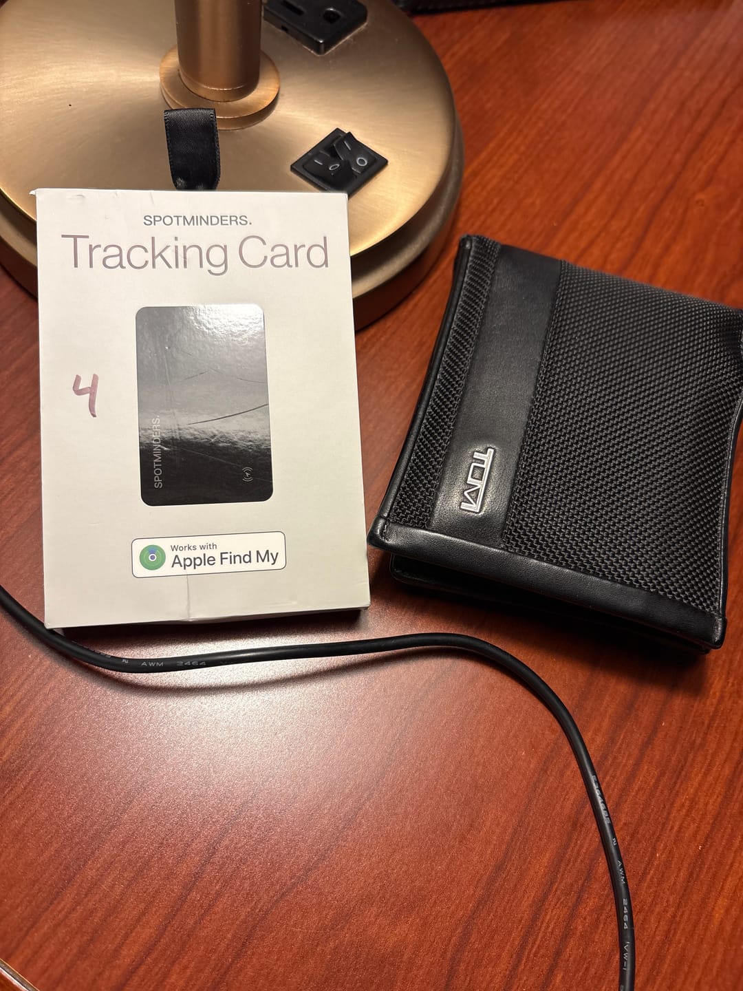 Customer photo review of SPOTMINDERS. Tracking Card