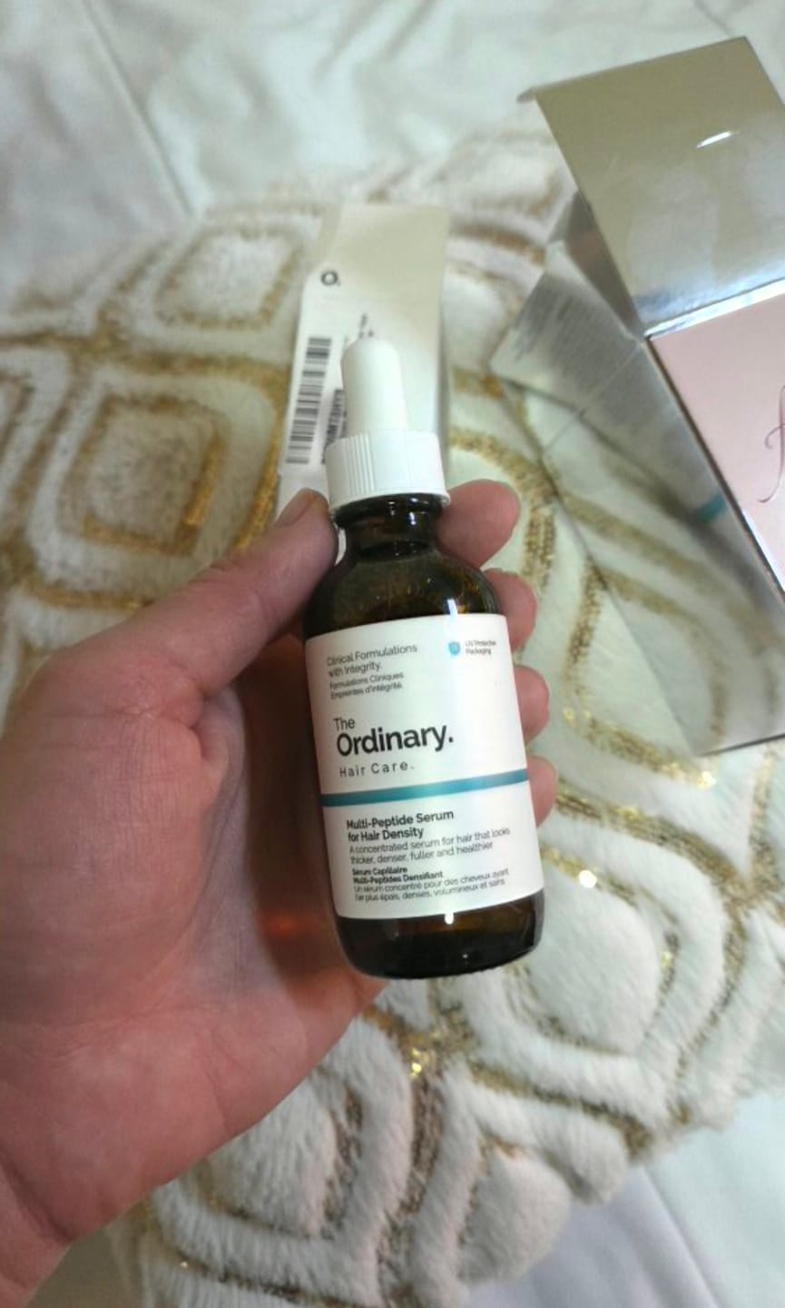 Customer photo review of Multi-Peptide Serum for Hair Density