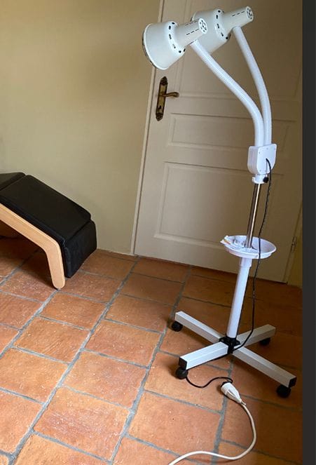 Customer photo review of LIROMA® Infraroodlamp Dubbele kop – 507 – Ideaal voor thuis