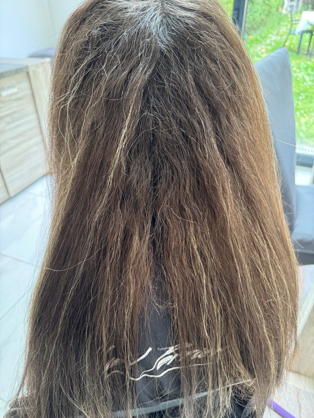Customer photo review of Brasilianische Haarglättung Secrets Black Pearl ohne Formaldehyd