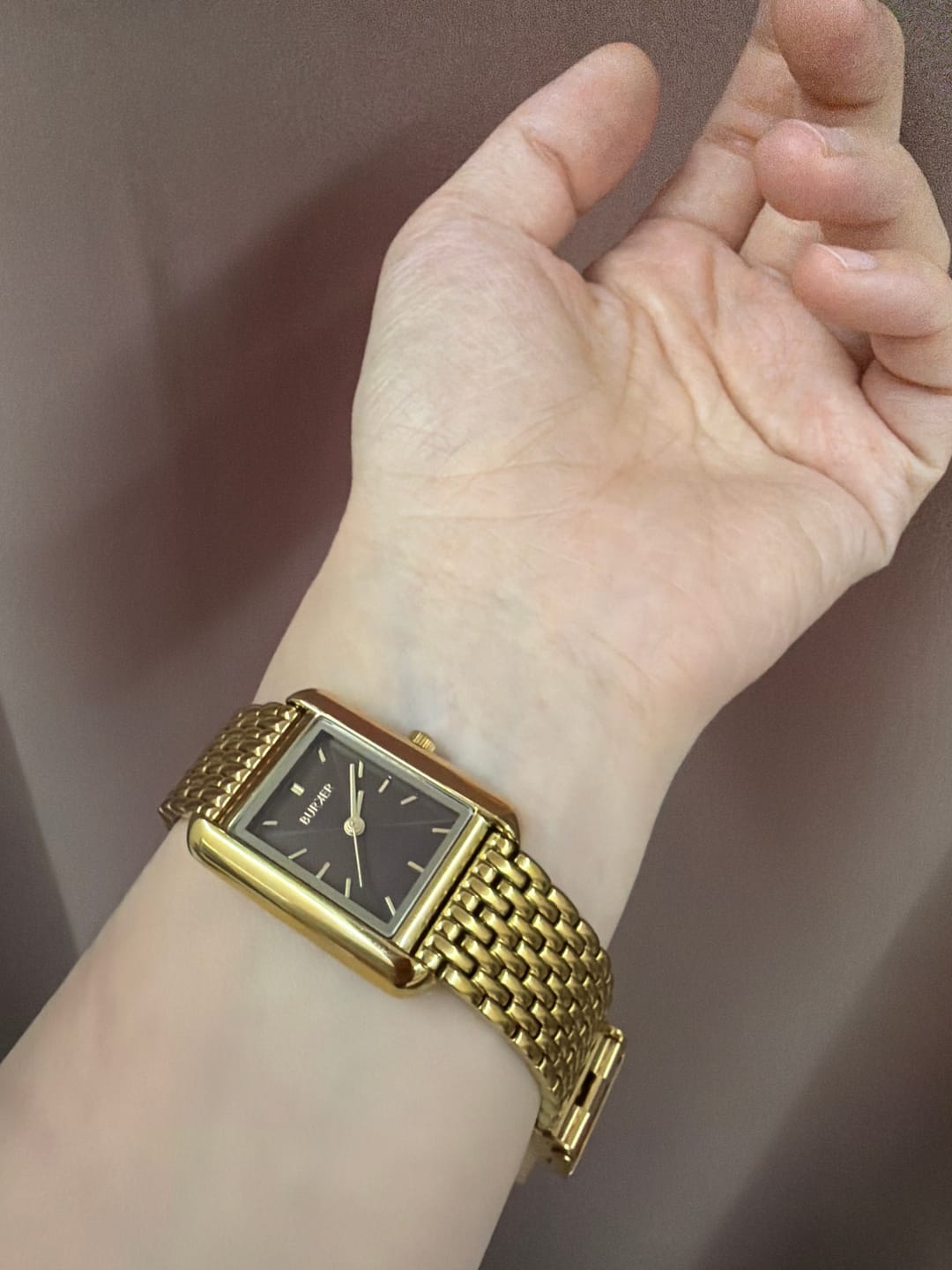 Customer photo review of Olivia Gold Brown
