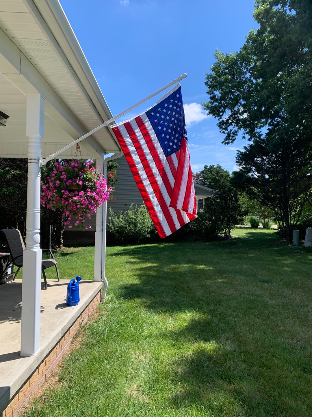 Customer photo review of Durable Patriot - Premium Embroidered American Flag