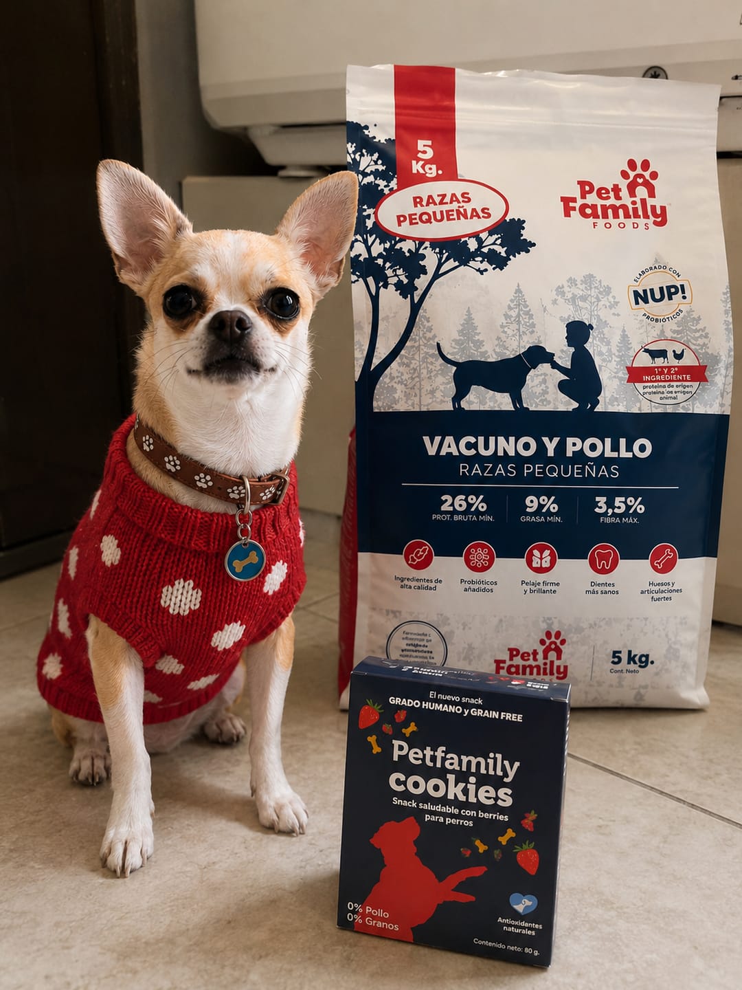Customer photo review of PetFamily Foods Razas Pequeñas