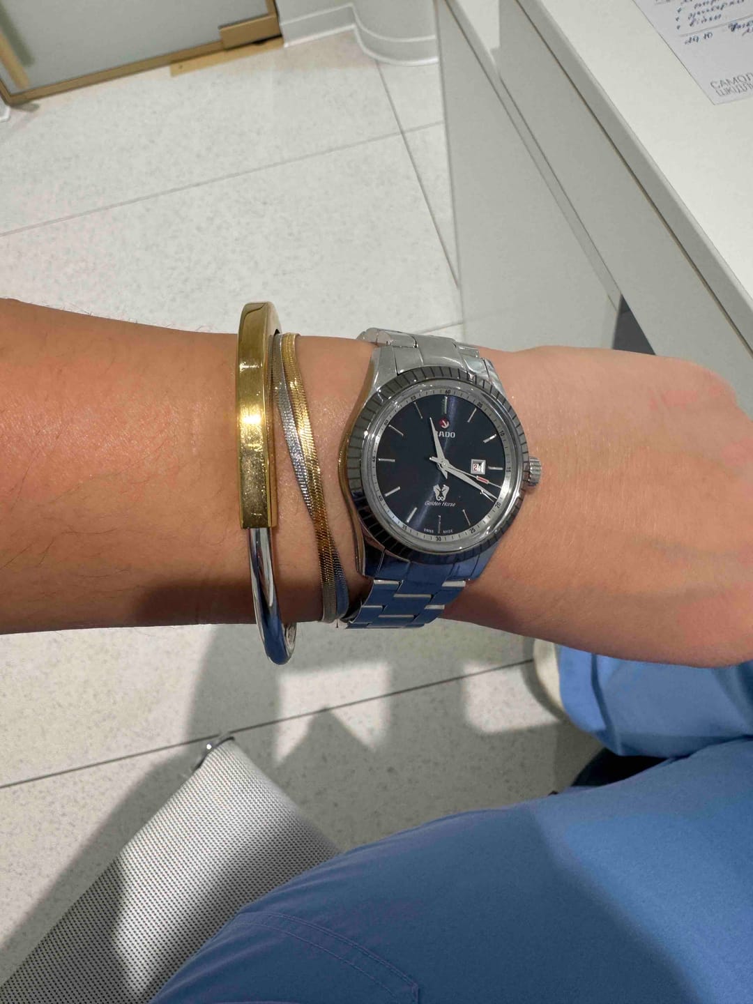 Customer photo review of Lily Gold/Silver Bracelet