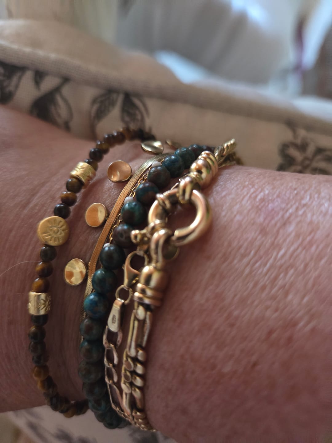 Customer photo review of Bracelet "Lien Protecteur" en Pierres Naturelles
