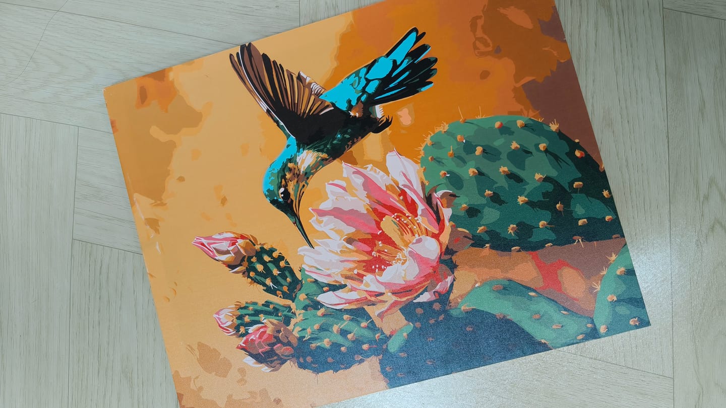Customer photo review of Mexican Nature | Paint by Number