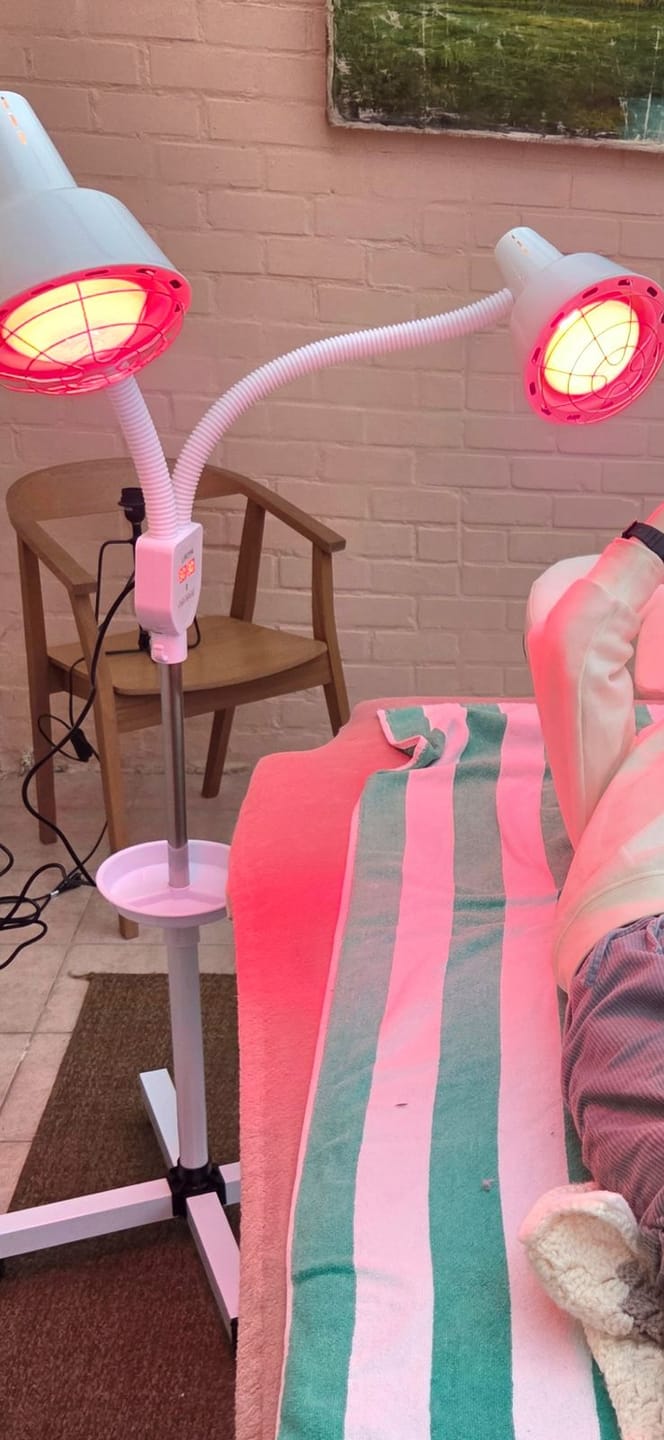 Customer photo review of LIROMA® Infraroodlamp Dubbele kop – 507 – Ideaal voor thuis