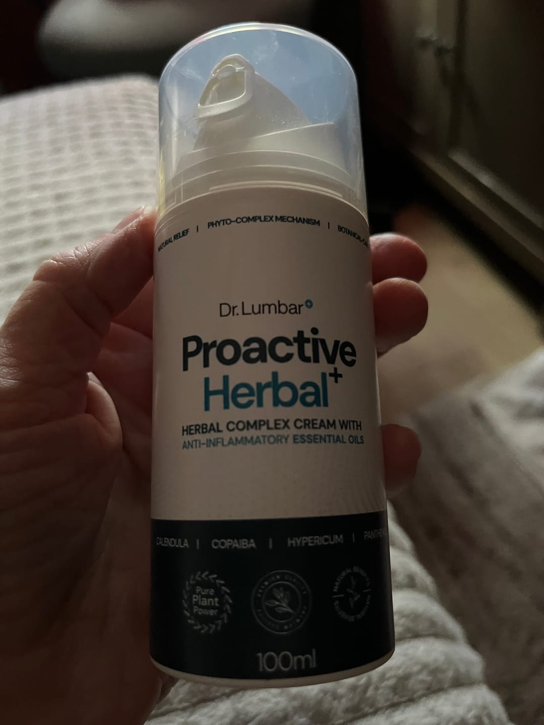 Customer photo review of Proactive Herbal+ Speciális Gyógynövény Krém Izmokra, Ízületekre, Talpi Bőnyére