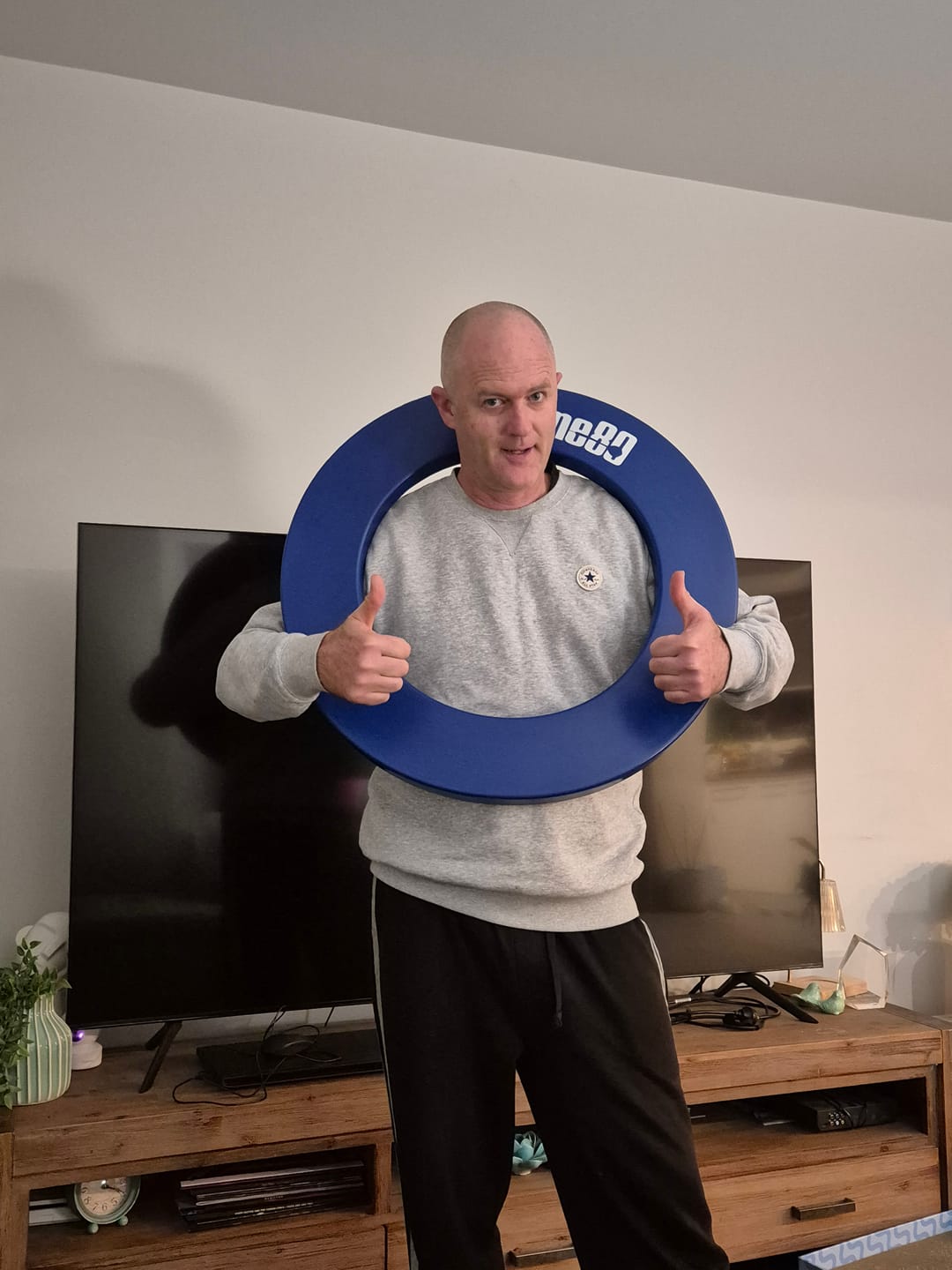 Customer photo review of One80 - Dartboard Surround