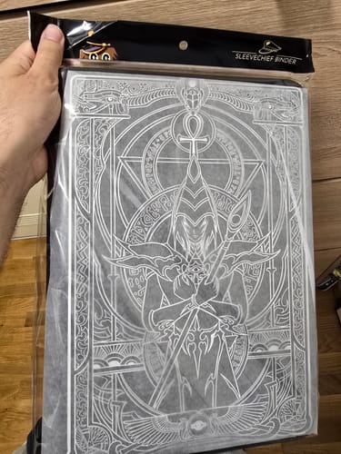 Customer photo review of The Darkest Magician 9-Pocket Trading Card Binder