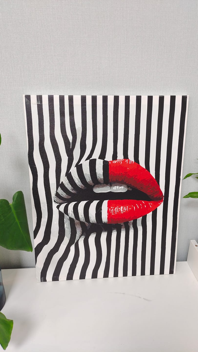 Customer photo review of Bold Expression | Paint by Number