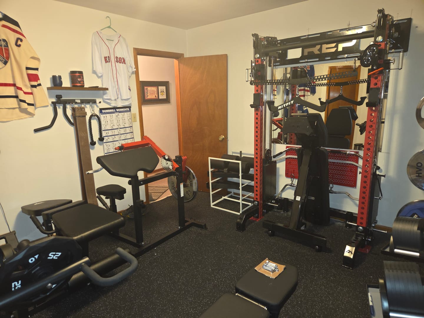 Customer photo review of RitFit 5pcs Lat Pulldown Bar Combo