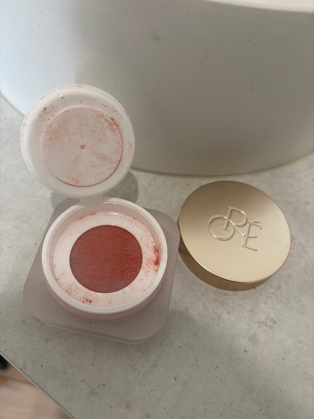 Customer photo review of Mineral Powder Blush