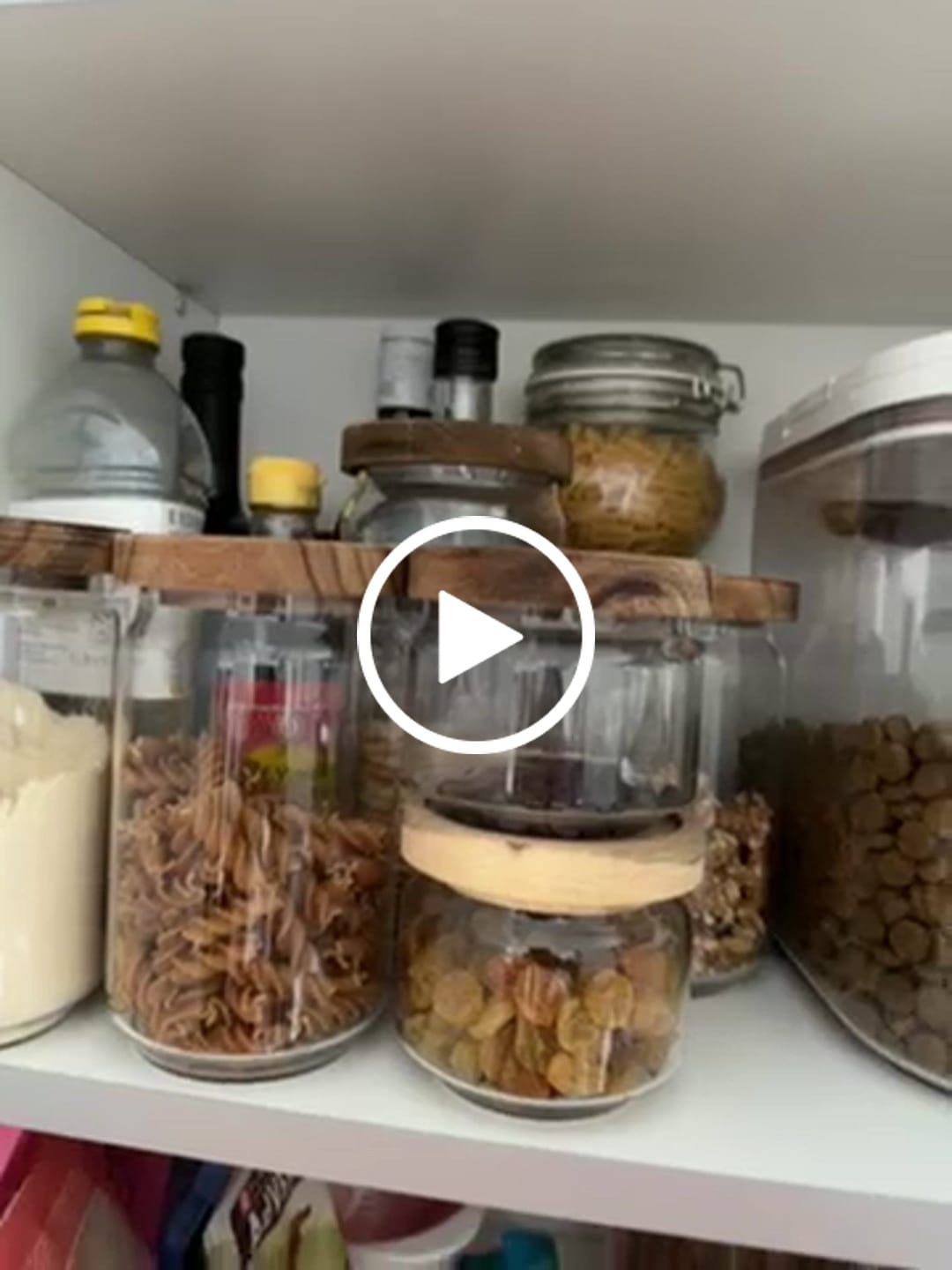 Customer video review of Glass Acacia Pantry Jars