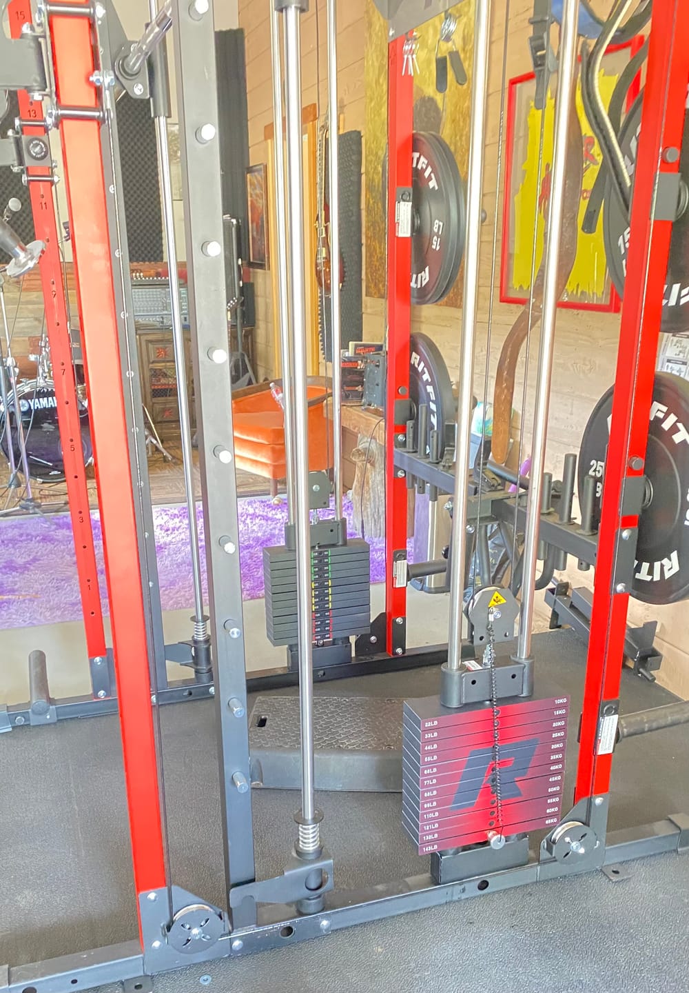 Customer photo review of RitFit WSM1 Weight Stack Set 264lbs for M1 PRO