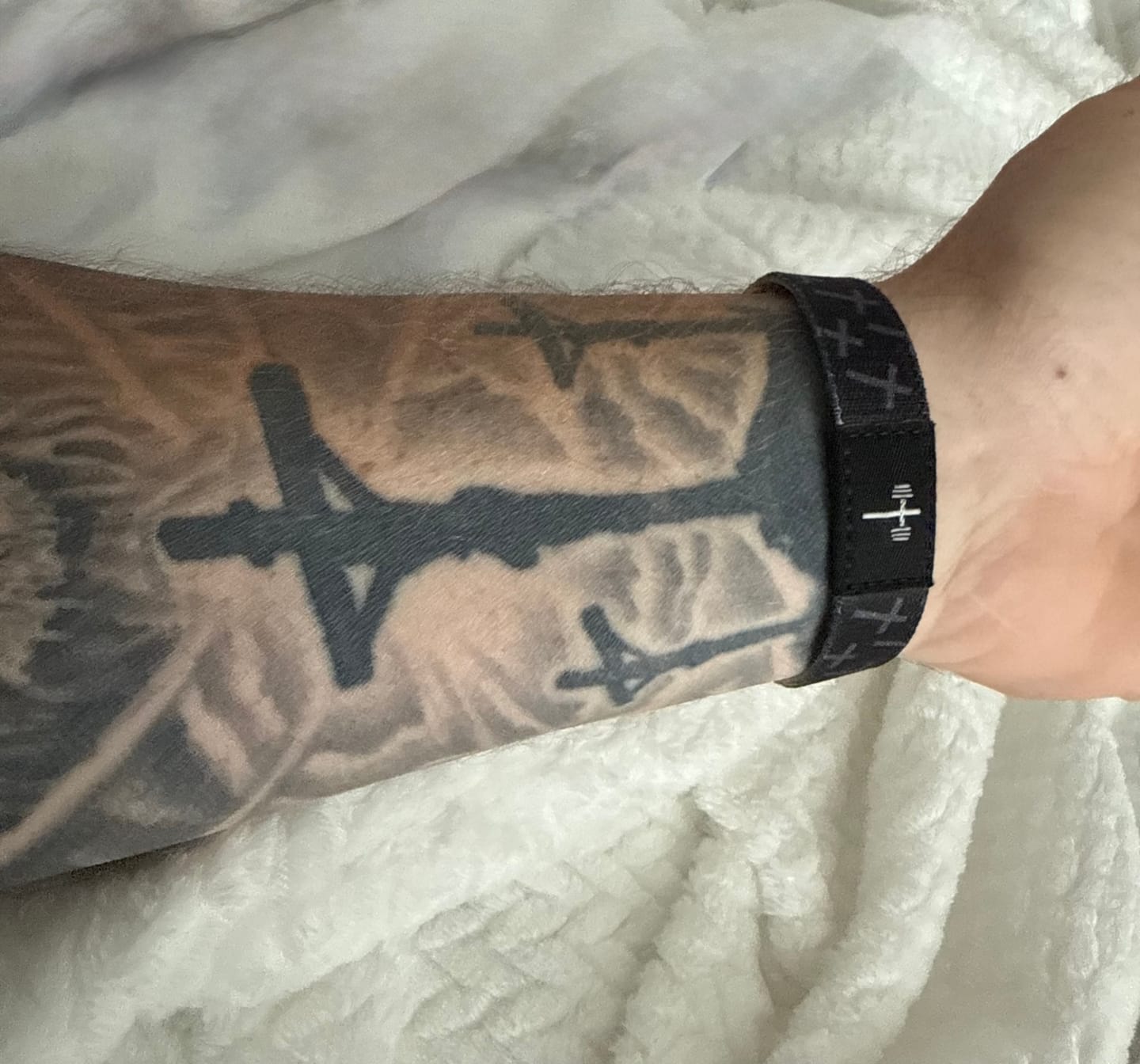 Customer photo review of Daily Bible Verse Wristband