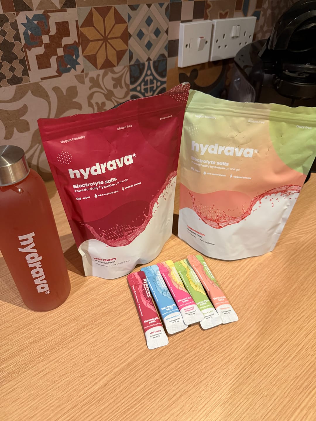 Customer photo review of hydrava electrolyte salts