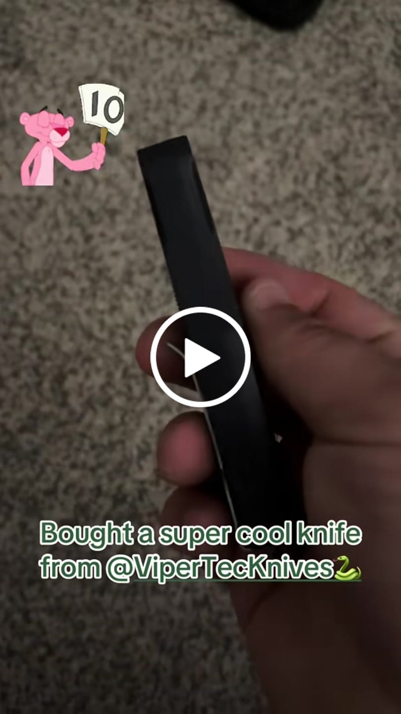 Customer video review of Small Blue Phantom Automatic OTF Knife