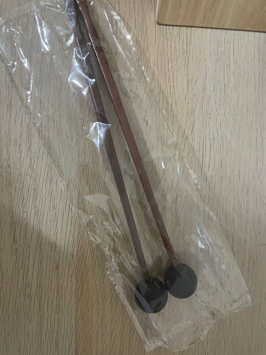 Customer photo review of Mallets Tongue Drum Tank Drum Sticks 24cm