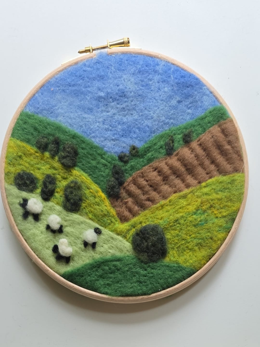 Customer photo review of Grazing Sheep Needle Felting Kit