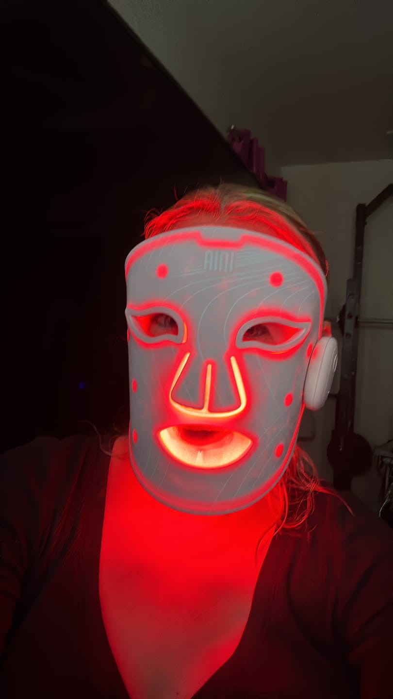 Customer photo review of INIA SPHERA At-Home Clinical-Grade RF, EMS & LED Rejuvenation Device