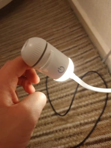 Customer photo review of AstroDrift™ — USB Star Projector for Car & Home