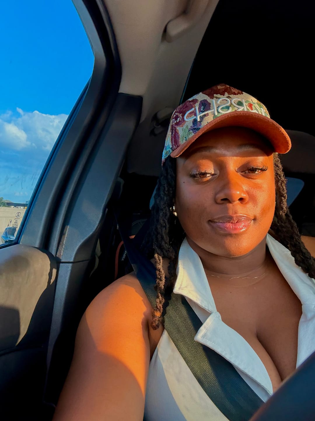 Customer photo review of Floral WRSHP Hat