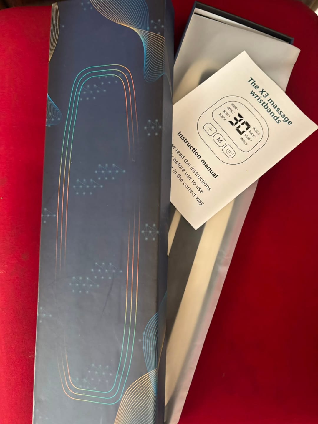 Customer photo review of Muñequera Terapéutica para Alivio de Mano