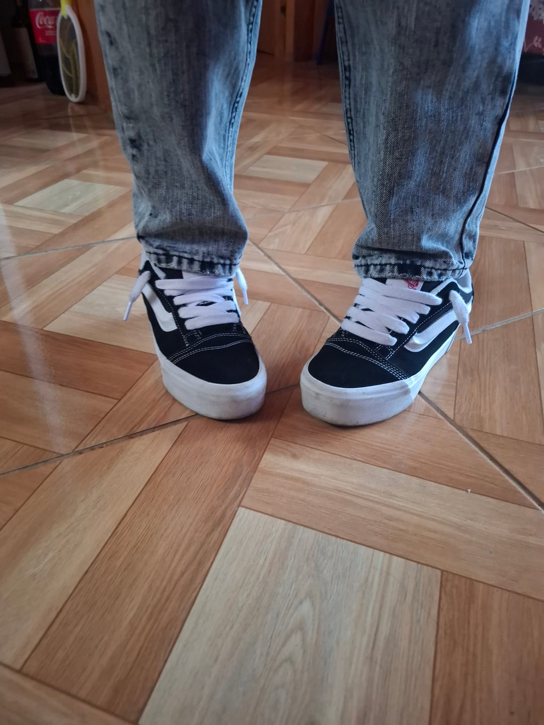 Customer photo review of Zapatilla Vans Knu Stack Plataforma Mujer Negro