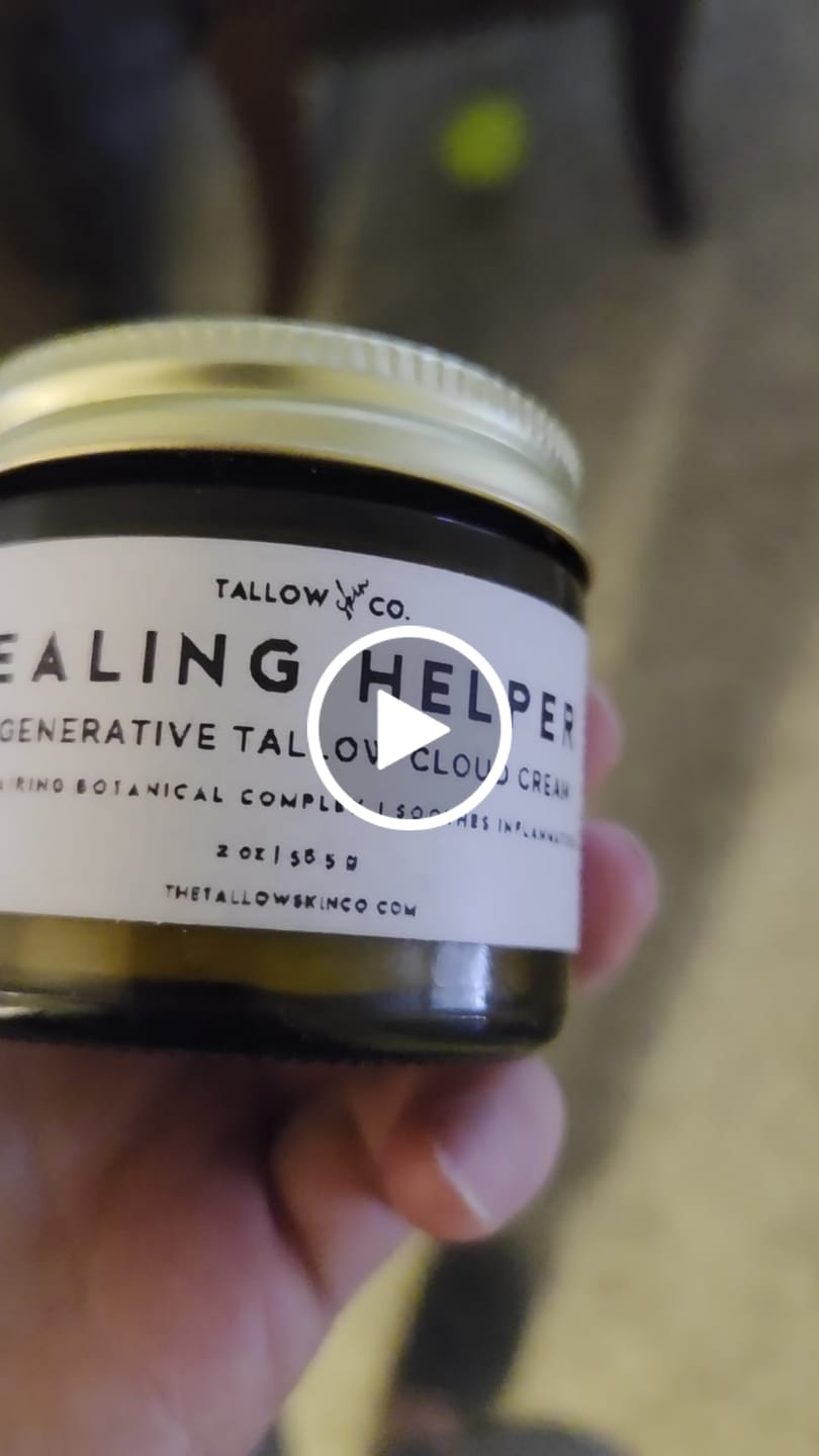 Customer video review of HEALING HELPER | REGENERATIVE TALLOW CLOUD CREAM