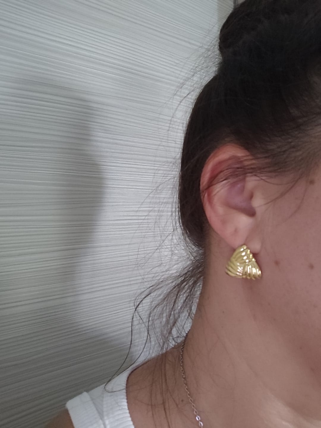 Customer photo review of Lisa Earrings