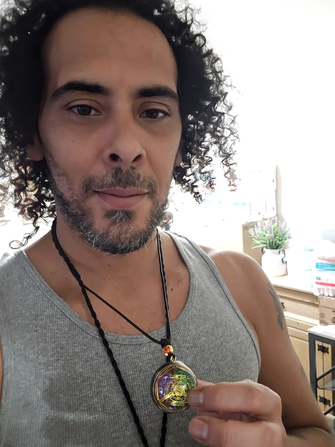 Customer photo review of 2x Magnetic Energy Talismans (1+1 Half Price BUNDLE)