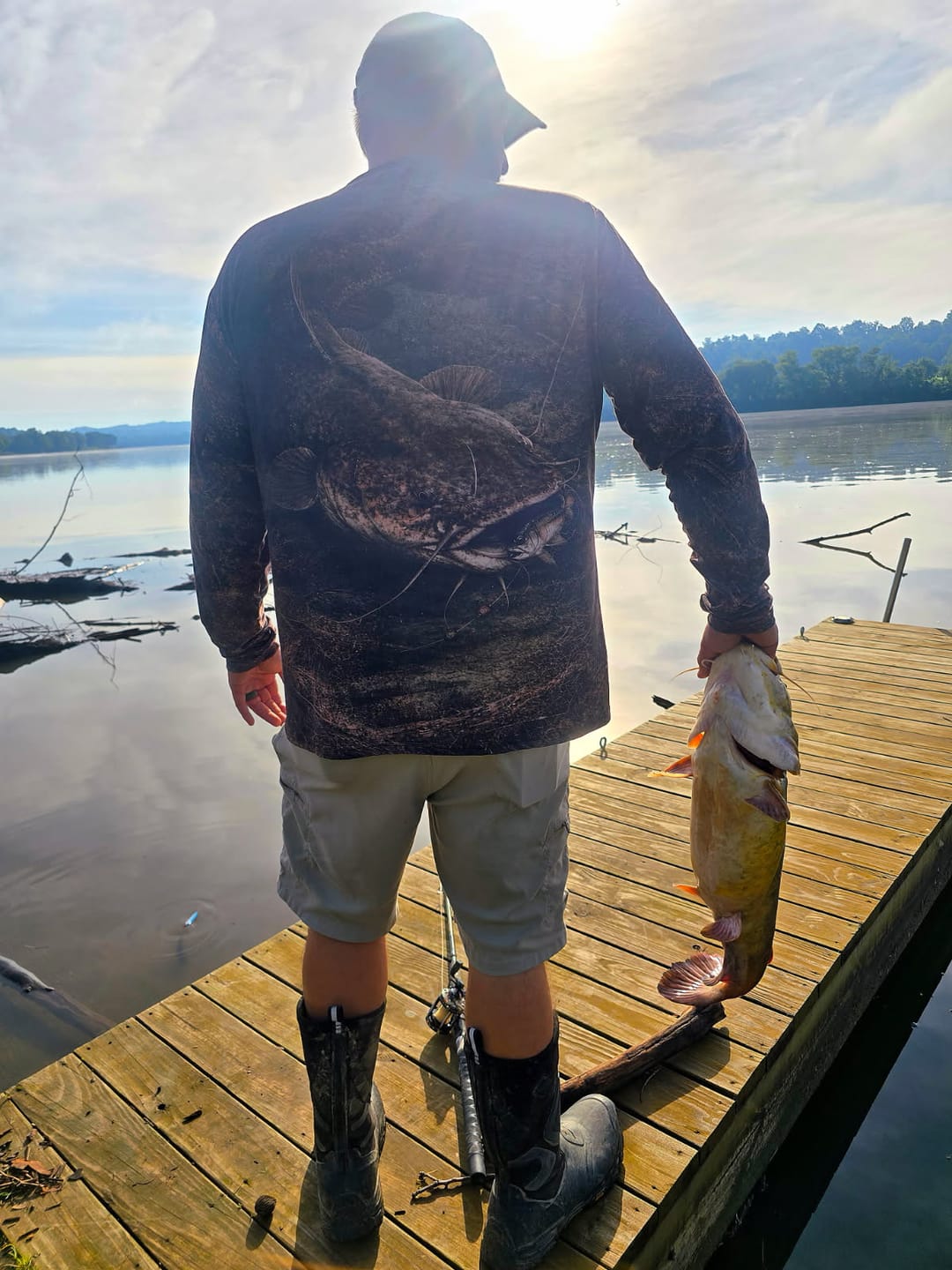 Customer photo review of Performance Fishing Long Sleeve - Stillwater Catfish - TBT39