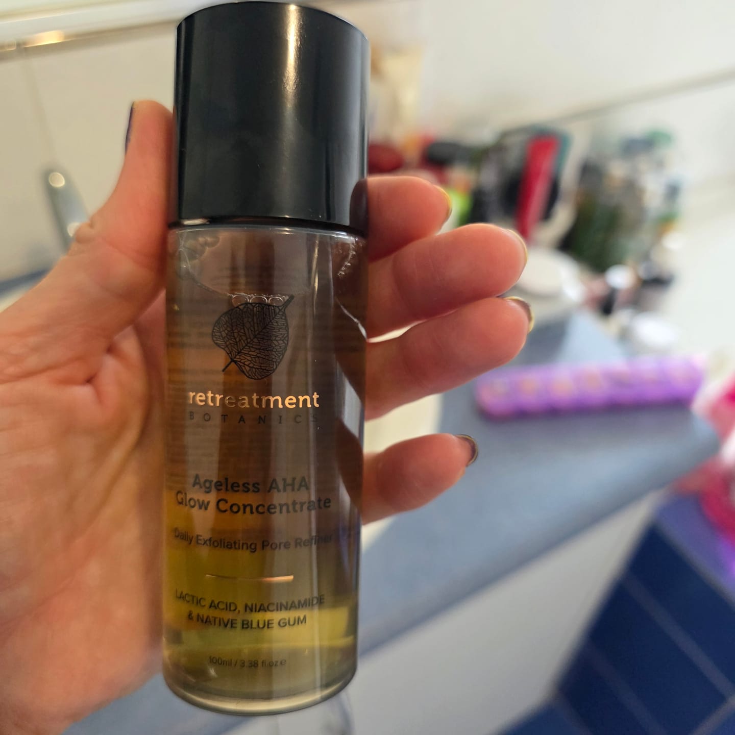 Customer photo review of Ageless AHA Glow Concentrate Sample