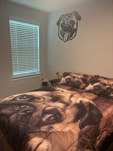 Customer photo review of Pug - Metal Wall Art