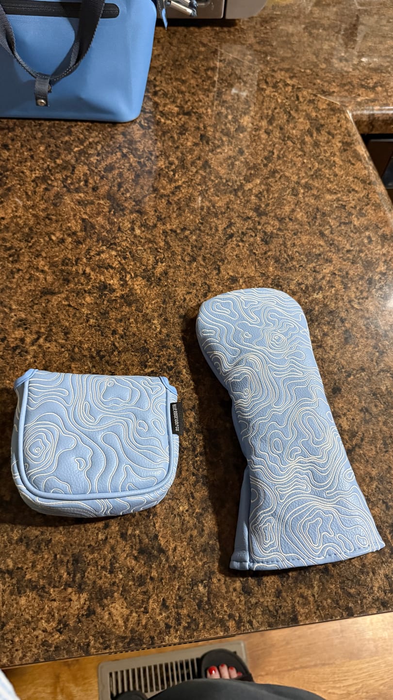 Customer photo review of Topographic Edition - Carolina Blue / Embroidered Pure White