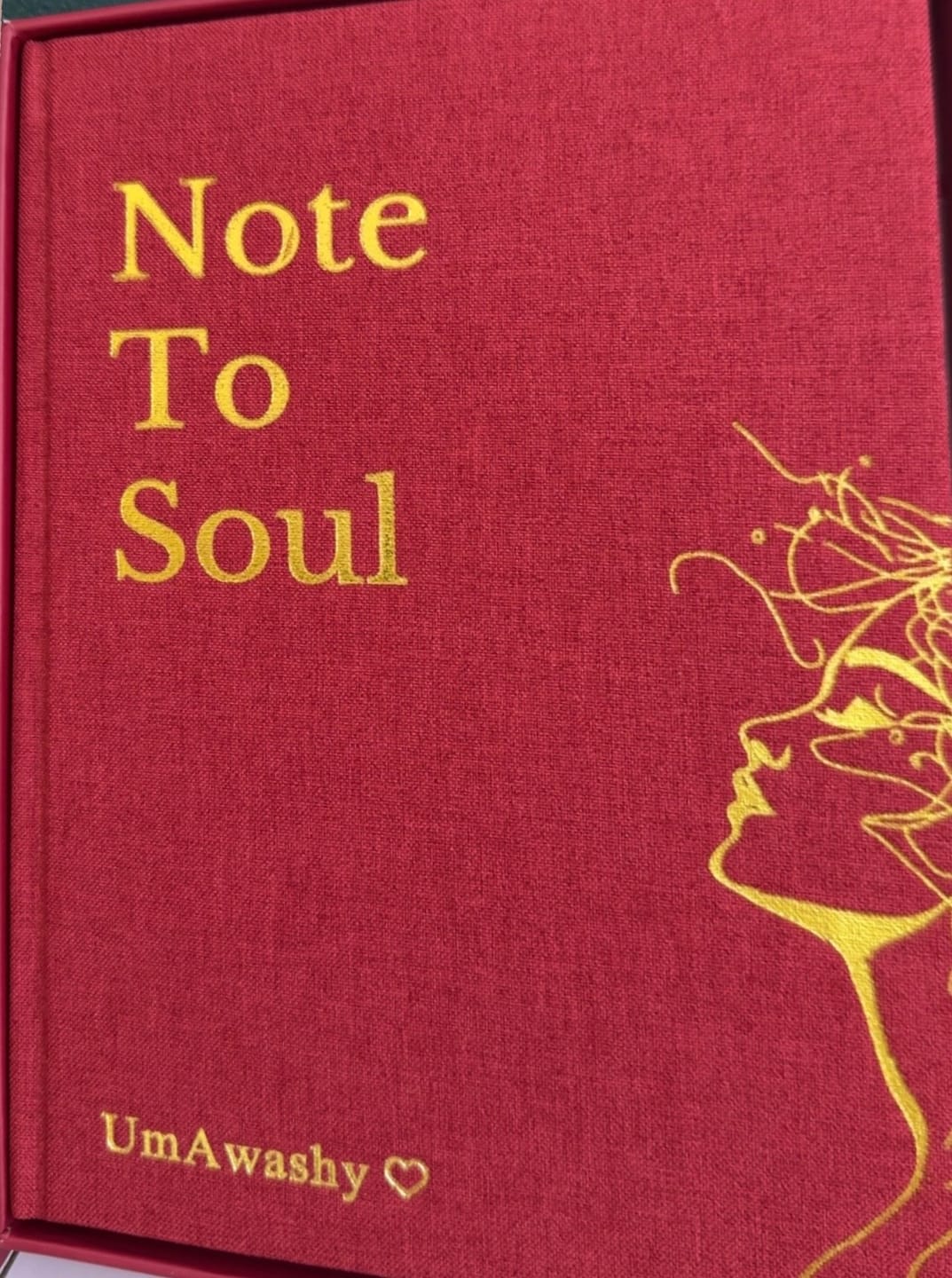 Customer photo review of Note to Soul Notebook