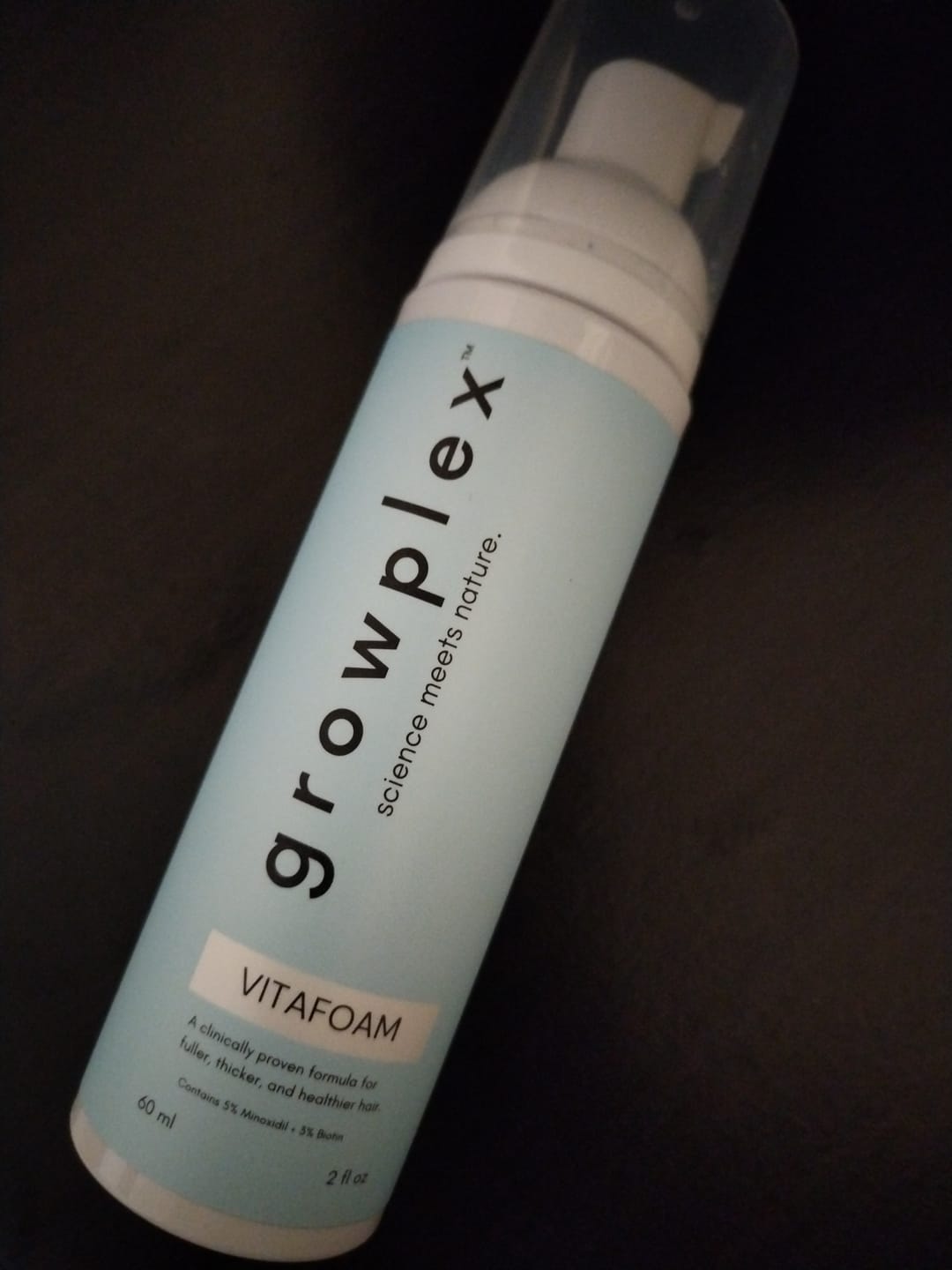 Customer photo review of VITAFOAM ™ Hair Growth Formula