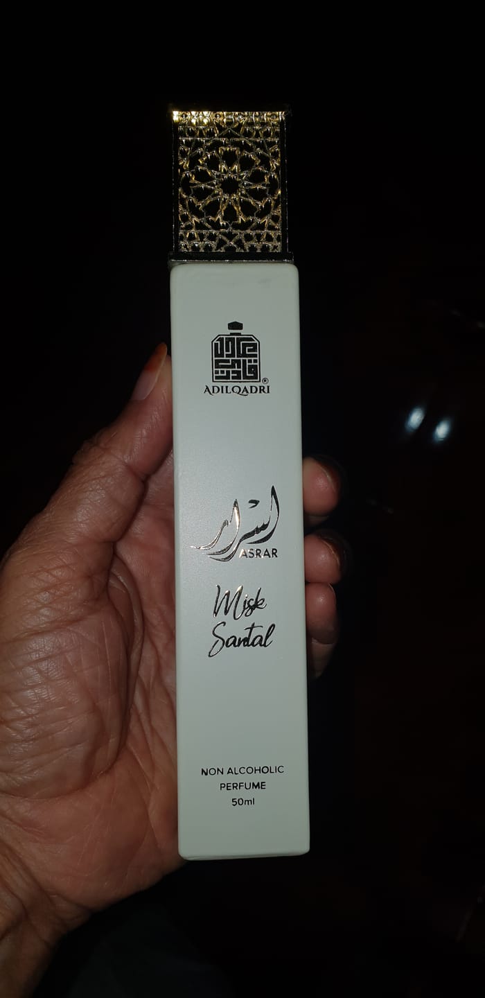 Customer photo review of Asrar Misk Santal Non Alcoholic Perfume Spray 50ml