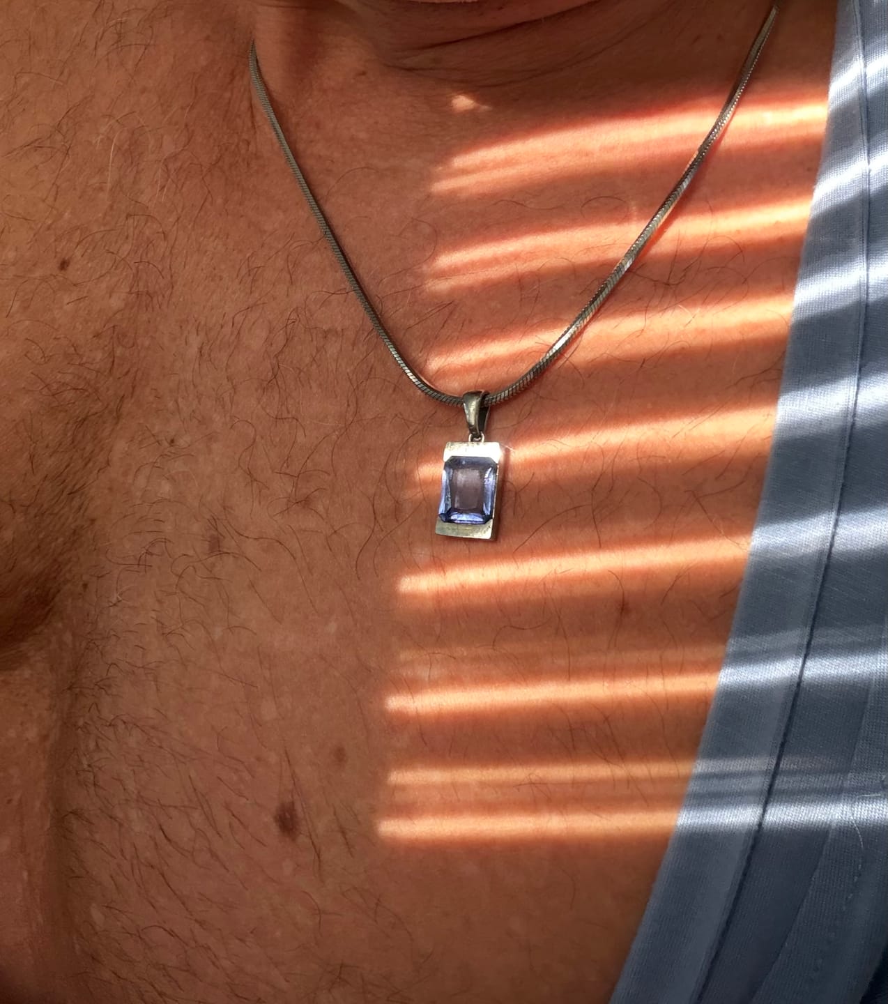 Customer photo review of Chip - Tanzanite