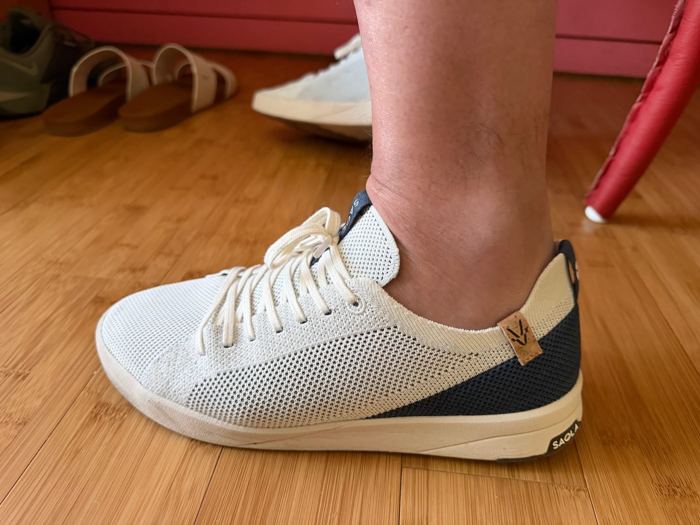 Customer photo review of Cannon Knit M 2.0 White / Navy