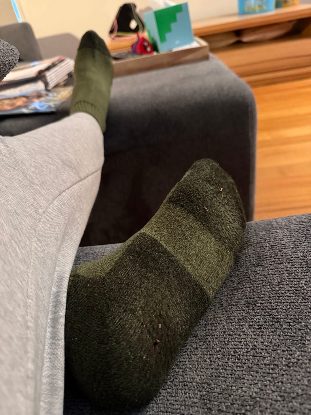 Customer photo review of Midweight Merino Socks