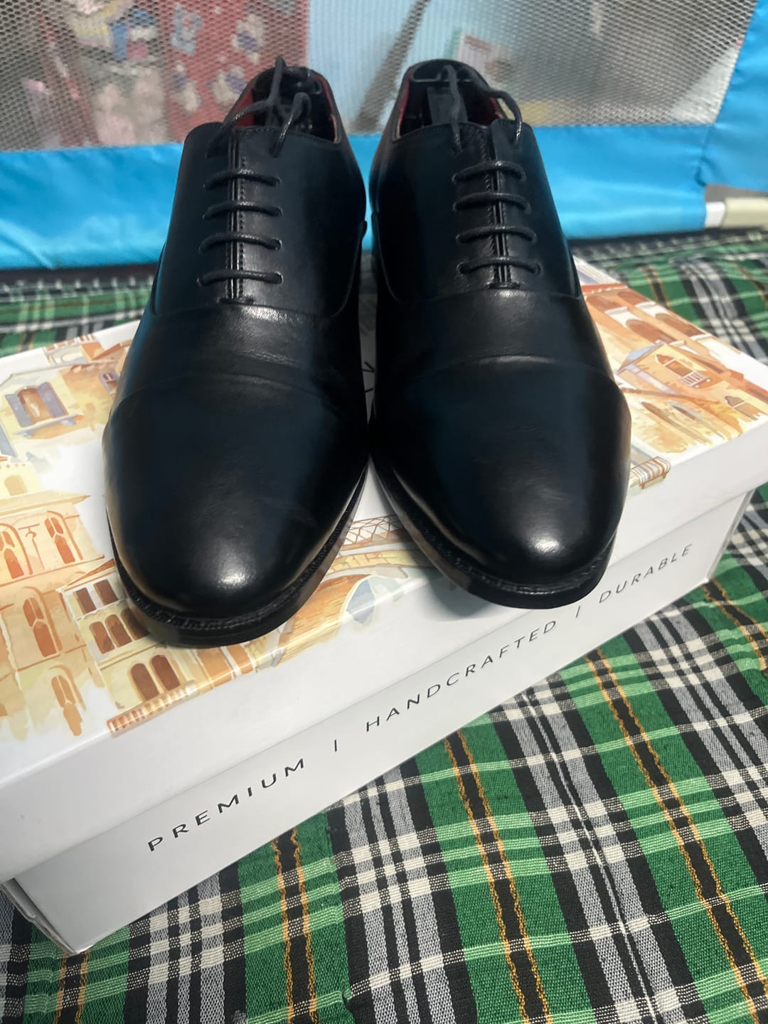 Customer photo review of Classic Cap Toe Oxfords - Black