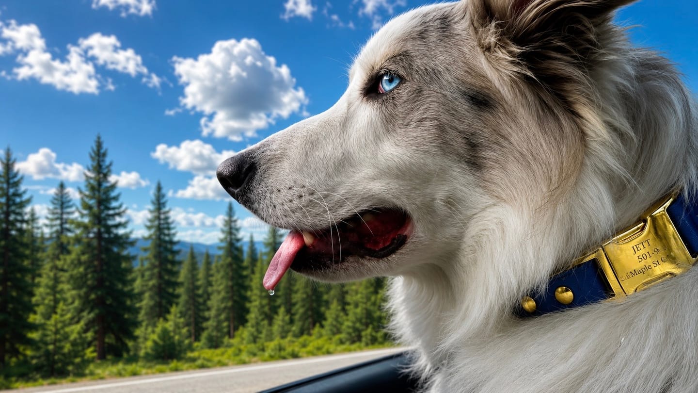 Customer photo review of Waterproof Quick Release Buckle Dog Collar | Built with BioThane®